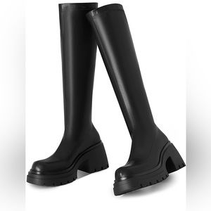 Chunky Block Platform Boots